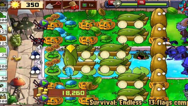 Растения против Зомби хардкор 3 часть