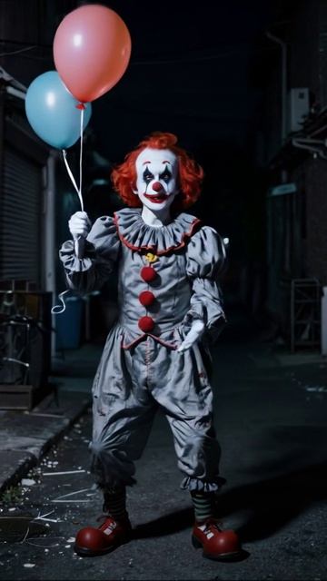 Страх и смех: кто скрывается за маской клоуна? #клоун #ужасы #страшныеистории