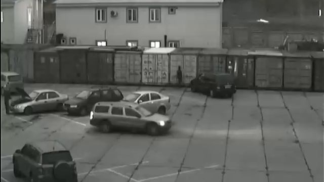 BEWARD B1070  запись с IP-камеры, сумерки