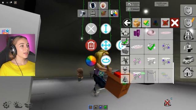 СТРОЮ БУНКЕР, ЧТОБЫ ЗАЩИТИТЬ МАЛЫША АЛЁНУ ОТ ЗЛОГО КЛОУНА В БРУКХЕЙВЕН в ROBLOX!