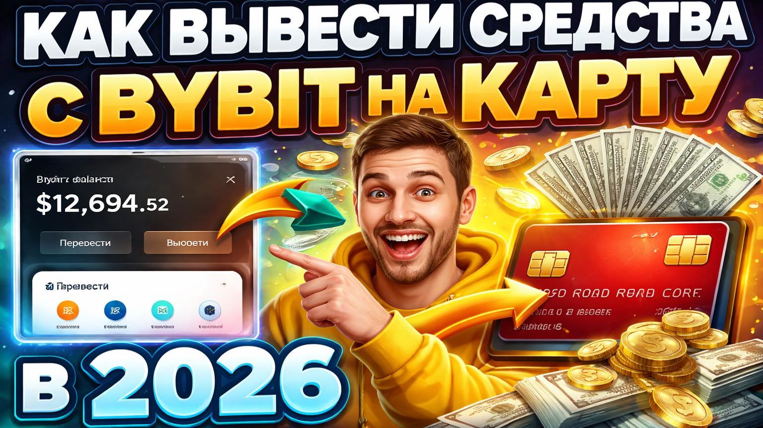 Как вывести средства с BYBIT на карту в 2026 I Вывод USDT с Байбит на карту