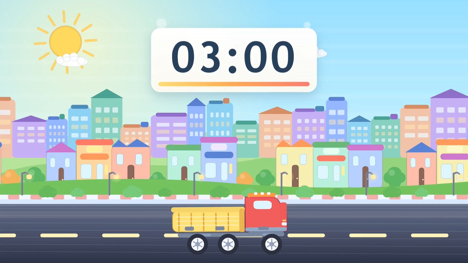 Таймер 3 минуты | Весёлый грузовичок