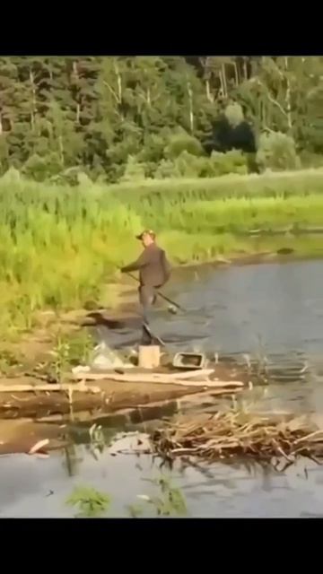 На рыбачился