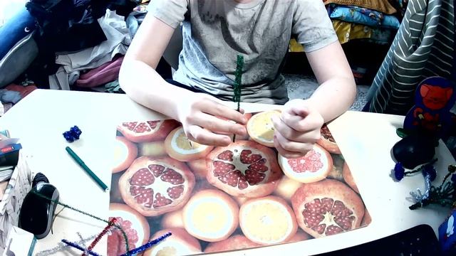 DIY Красивый цветочек своими руками из синельной проволоки