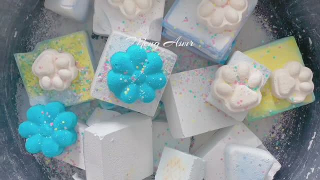 АСМР Мел # 42 ❤ Разный мел 7в1❤