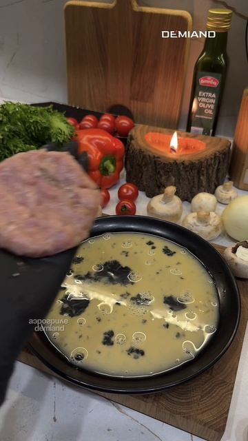 Митболы с грибами и сыром