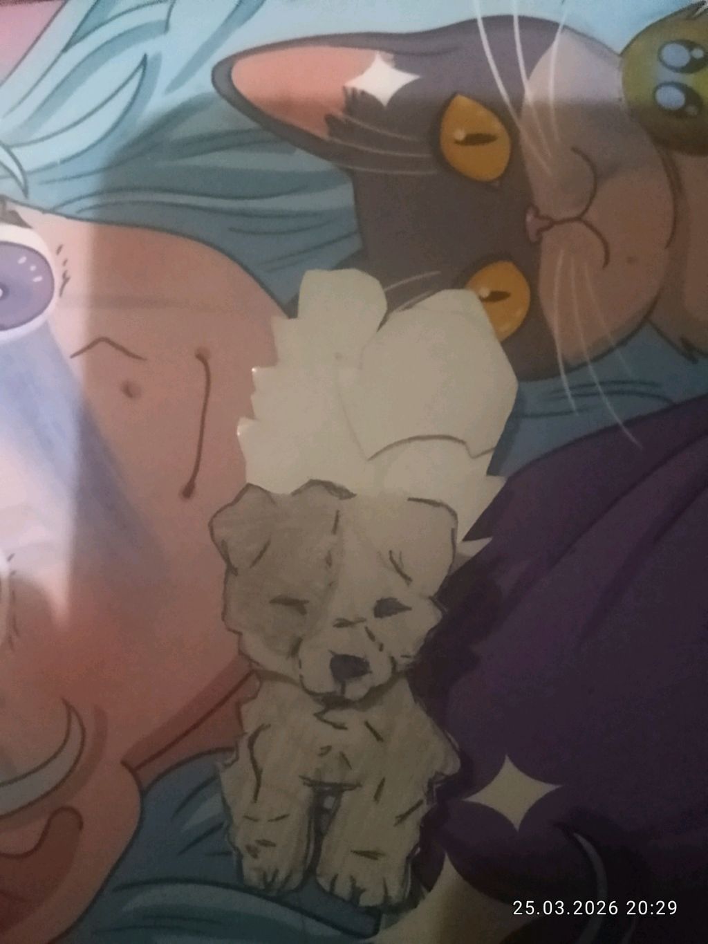 2 часть делаю бумажную собаку