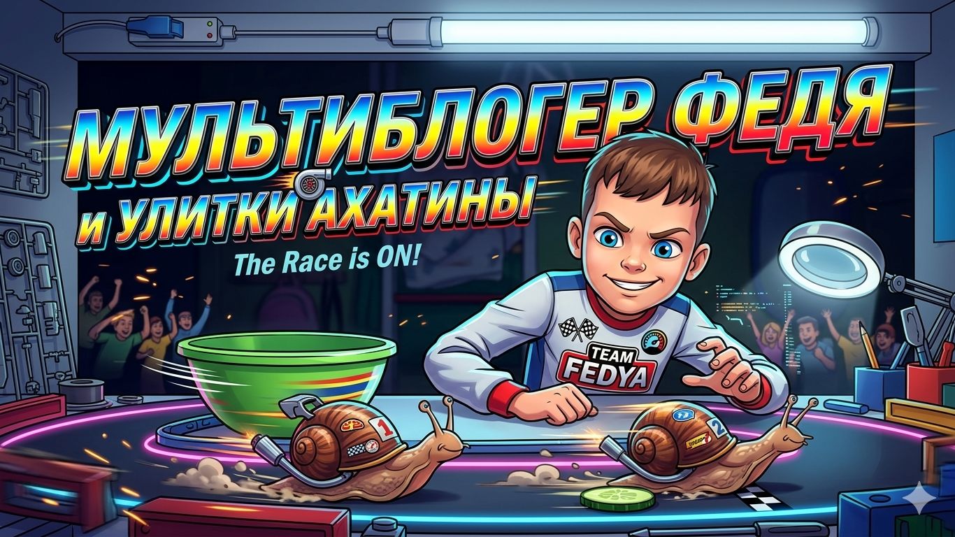 Мультиблогер Федя про улиток