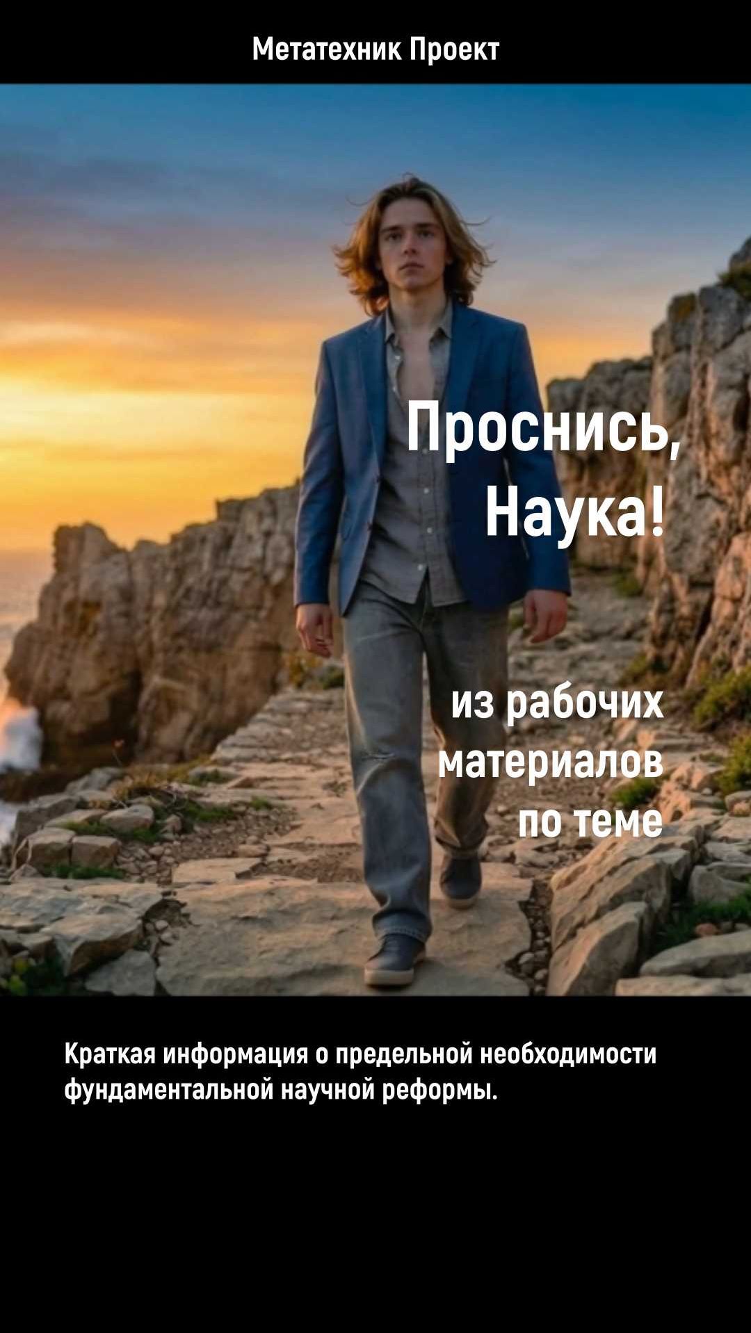 Проснись, Наука. Чем раньше будут исправлены заблуждения науки, тем раньше завершатся столкновения.