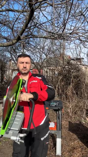 Аккумуляторный бетонорез Greenworks