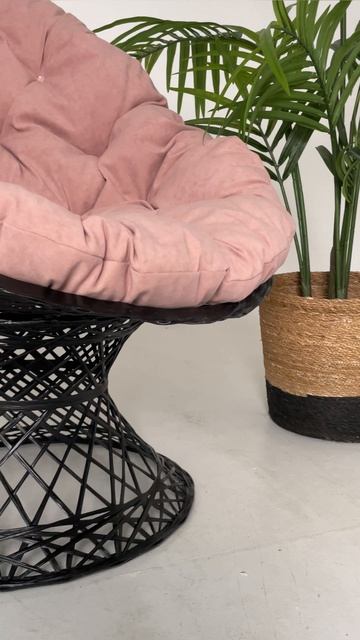 Папасан мини с розовой подушкой. Можно заказать на Озон арт 1850861105