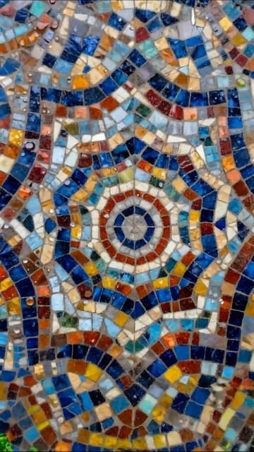 Красота мозаики: словно из сказки #мозаика #искусство #декор