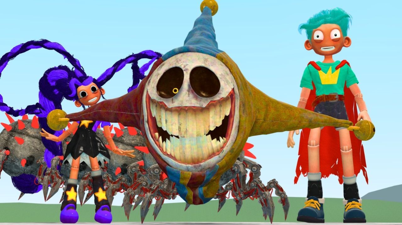 Я сотворил нового прототипа червя Poppy Playtime в игре Garry's Mod