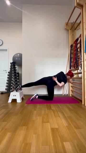 Аэроплан из положения на колене