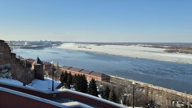 Нижний Новгород слияние р.Ока и р.Волга