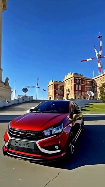 Резкая и дерзкая Lada Vesta Sport, итерестно если на неё злой чип поставить, как она поедет