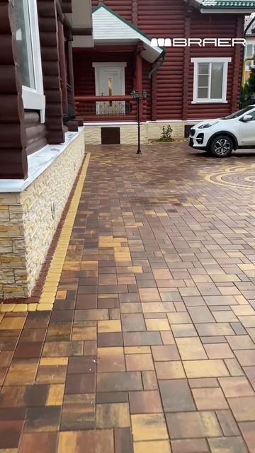 С BRAER мощение становится частью архитектуры участка - гармоничной и визуально цельной