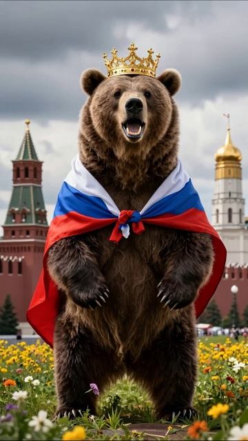 Царствующие иллюзии: бездушный символ утраты #медведь #заблуждение #мир