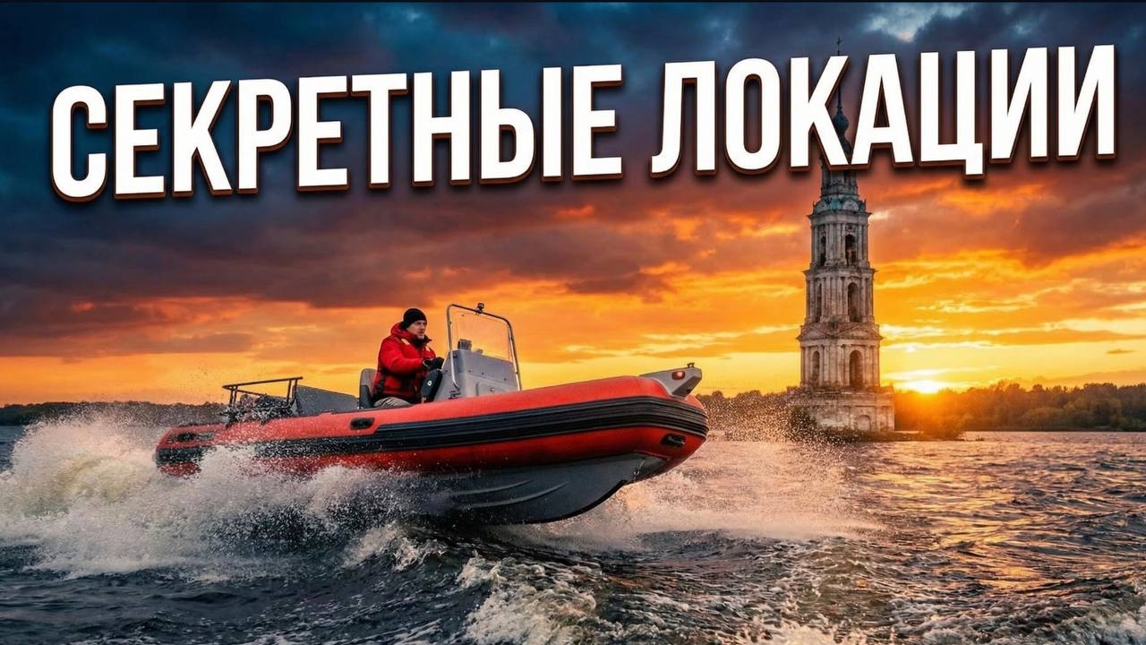 Секретные локации Калязина: что я нашёл путешествуя на катере по Волге.