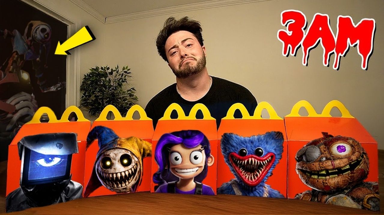 НЕ ЗАКАЗЫВАЙТЕ ВСЕ 5 БЛЮД POPPY PLAYTIME HAPPY MEALS В 3 ЧАСА НОЧИ! (ОН ПРЕОБРАЗИЛСЯ)
