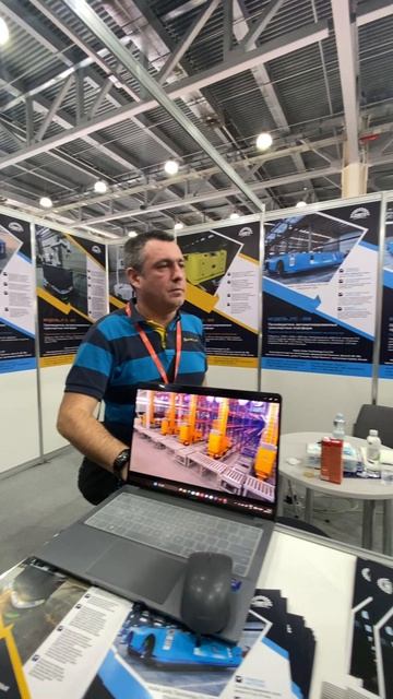 Применение шаттловых логистических систем в производственной среде.