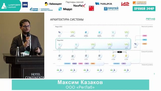 Максим Казаков на демодне ИЦК 