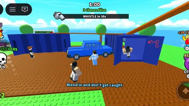 прятки клонами роблокс