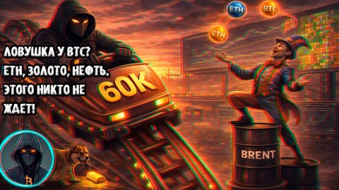 Биткоин и ловушка рынка, ETH, НЕФТЬ, ЗОЛОТО - ЭТОГО никто не ждет! BTC отскок или слив