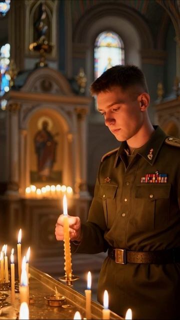 В тени надежды: одиночество среди свечей #сожаление #потеря #одиночество