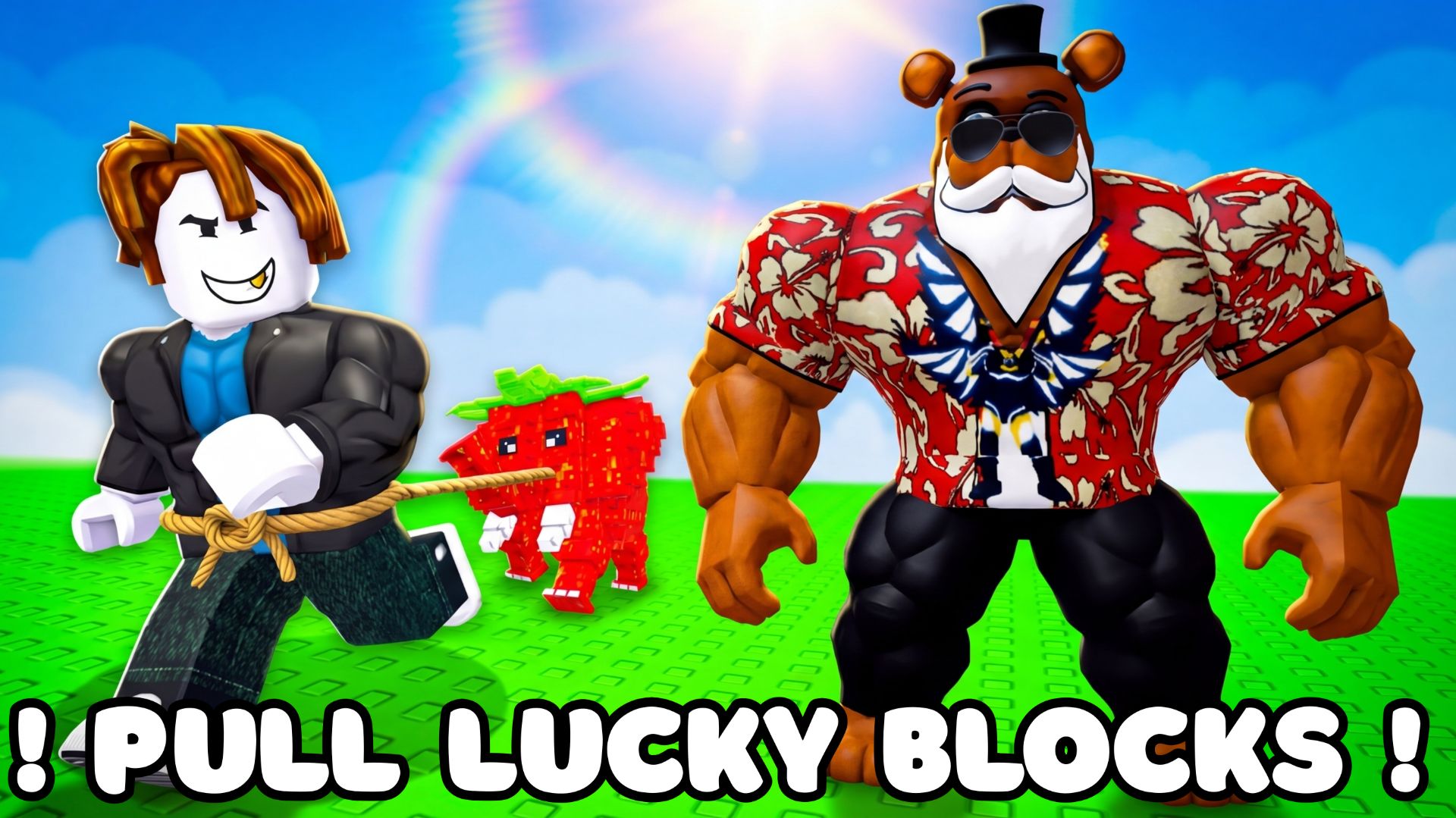 😎 Я стал ГИГАЧАДОМ, чтобы залутать самого редкого БРЕЙНРОТА В РОБЛОКС 😱 - | Pull Lucky Blocks |