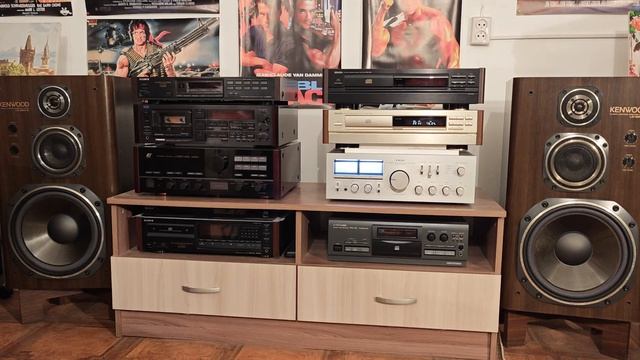 Усилитель Trio KA-8700, CD Denon, тюнер Sony, ЦАП Pioneer и кассетная дека Pioneer CT-A9