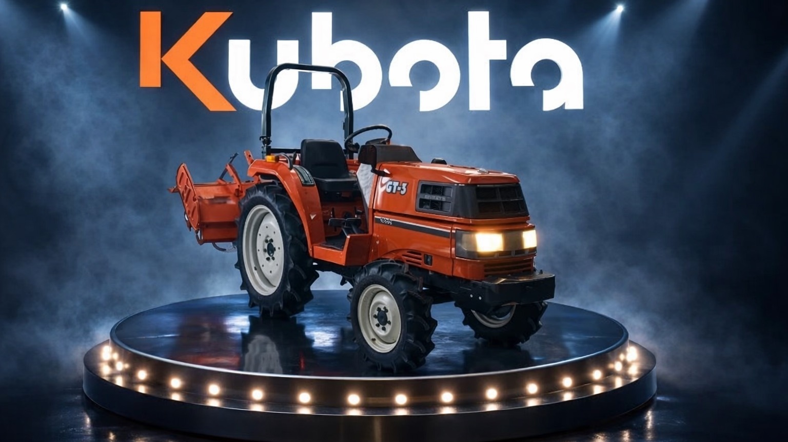 Японский мини-трактор KUBOTA GT-3