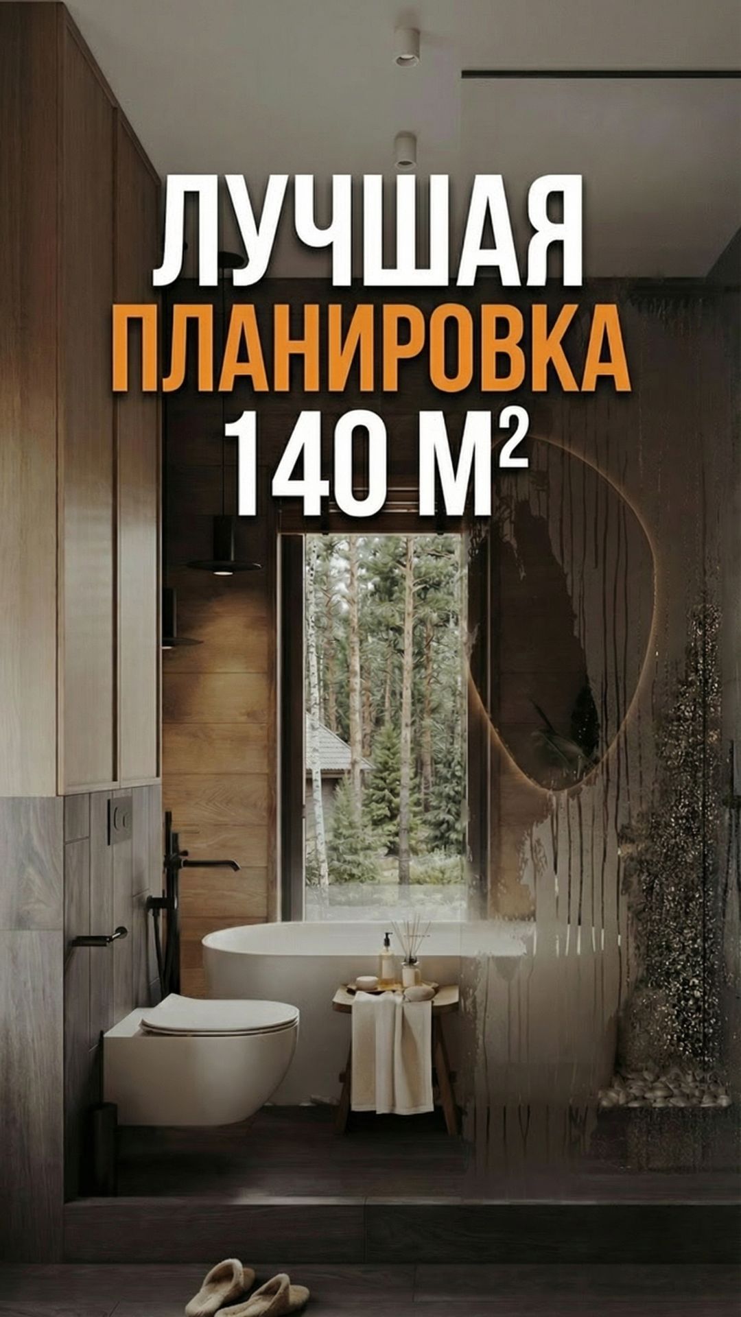 Лучшая планировка дома 142 м² для семьи из 3-5 человек.