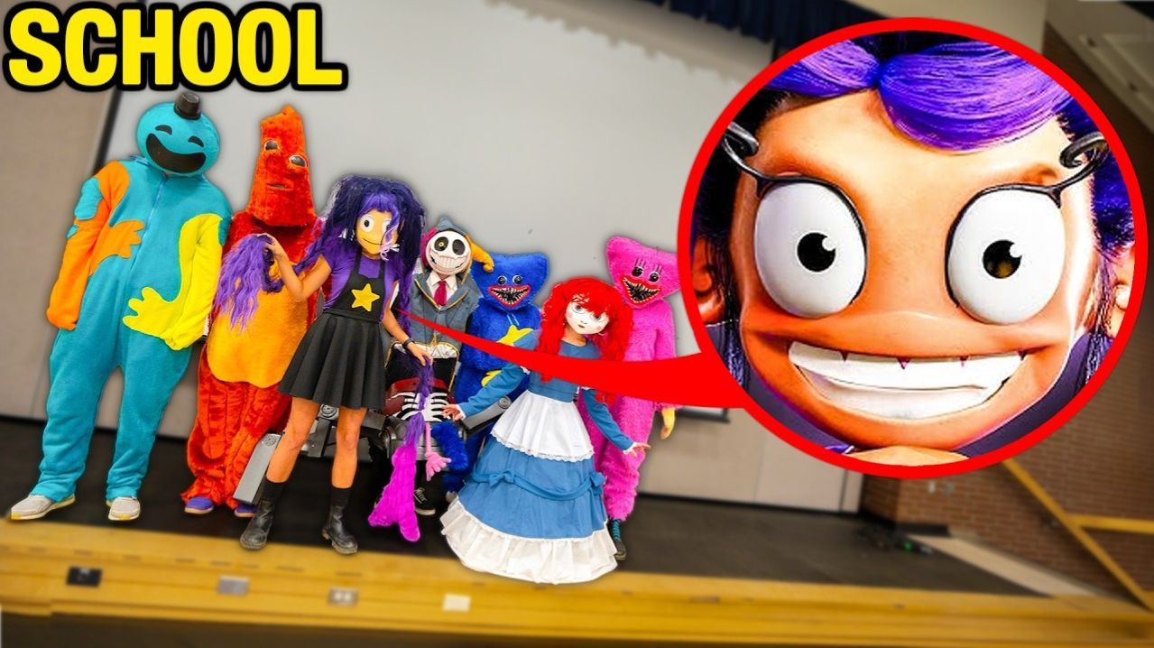 Я нашла ИГРОВУЮ ШКОЛУ ПОППИ!!! (Лили Лавбрейдс напала на нас)