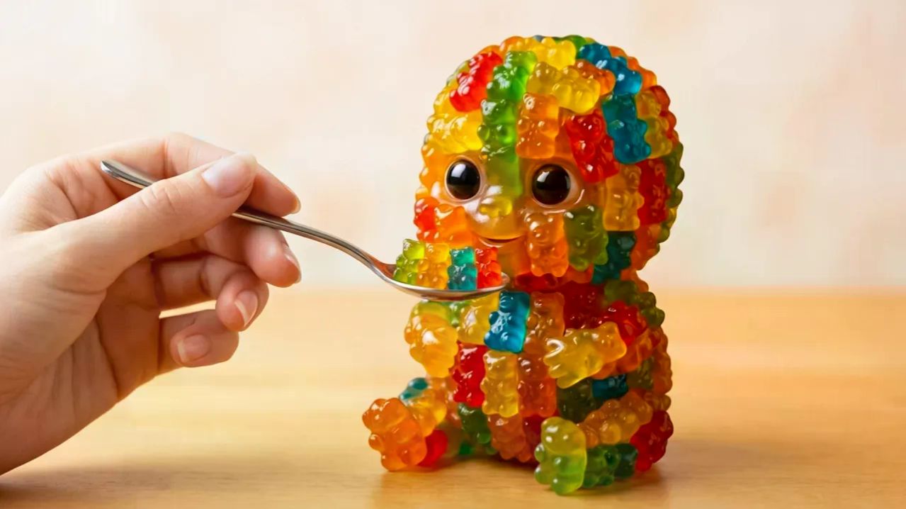 Вы бы съели эту мармеладку? 🧸 Необычный АСМР. Детские мультики для малышей смотреть