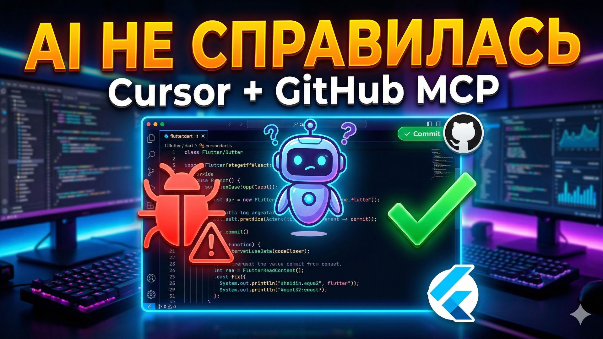 Разрабатываю приложение с AI #2 — Cursor подключаю к GitHub MCP и исправляю баги
