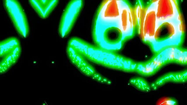 тройной светящийся искаженный гумибер