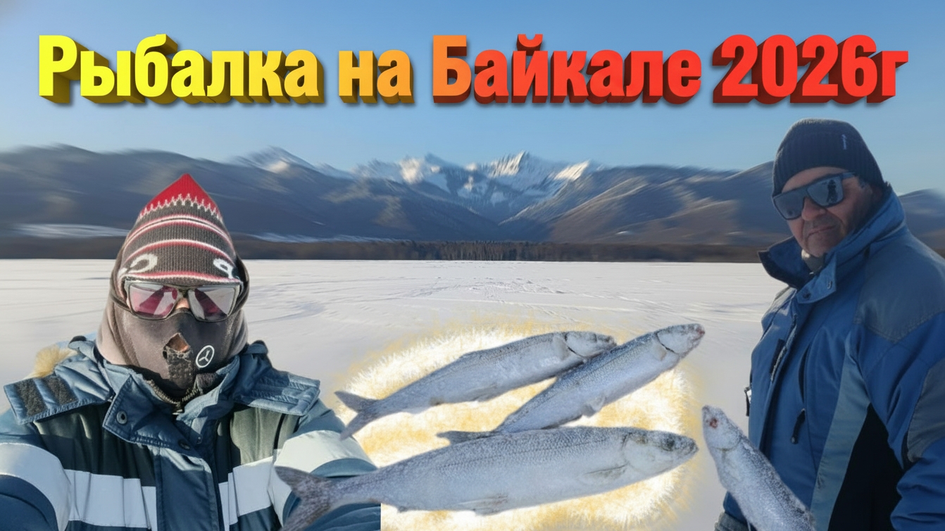Зимняя рыбкалка на Байкале 2026г