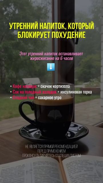 Утренний напиток, который блокирует похудение #похудение #нутрициолог #питание #стройность