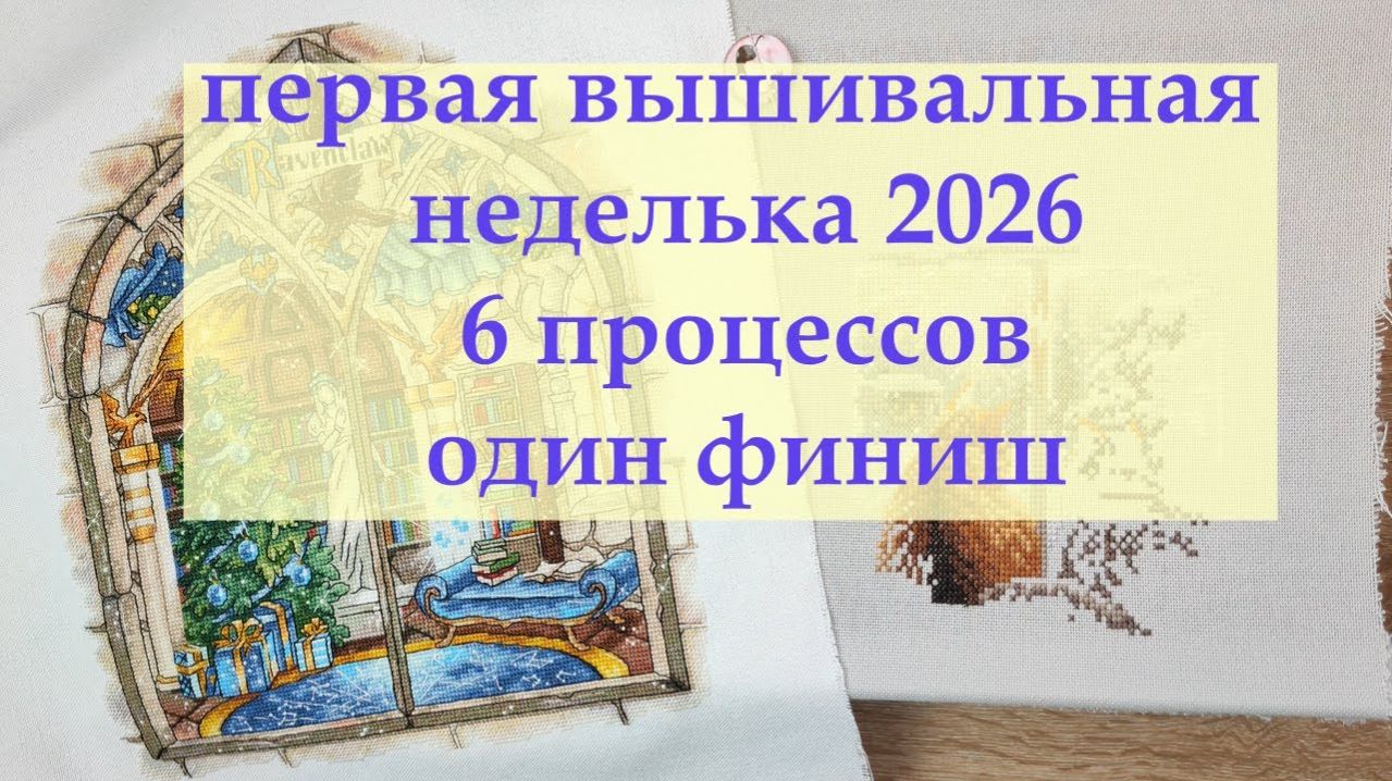 Первая официальная вышивальная неделя 2026 #вышивкакрестиком #вышивка #вышивальнаянеделя