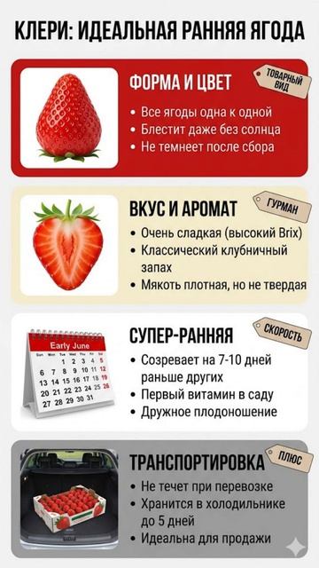 🍓 КЛЕРИ КОРОЛЕВА РАННЕГО РЫНКА 🇮🇹