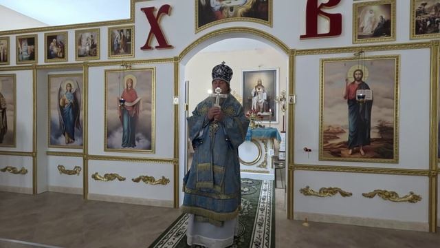 Проповедь епископа Максима в Покровском храме города Ельца (Красные казармы)