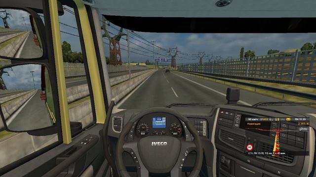 30) Euro Truck Simulator 2 Низкорамные полуприцепы (11т) 224 км Luxembourg (L) - Brussel (B)