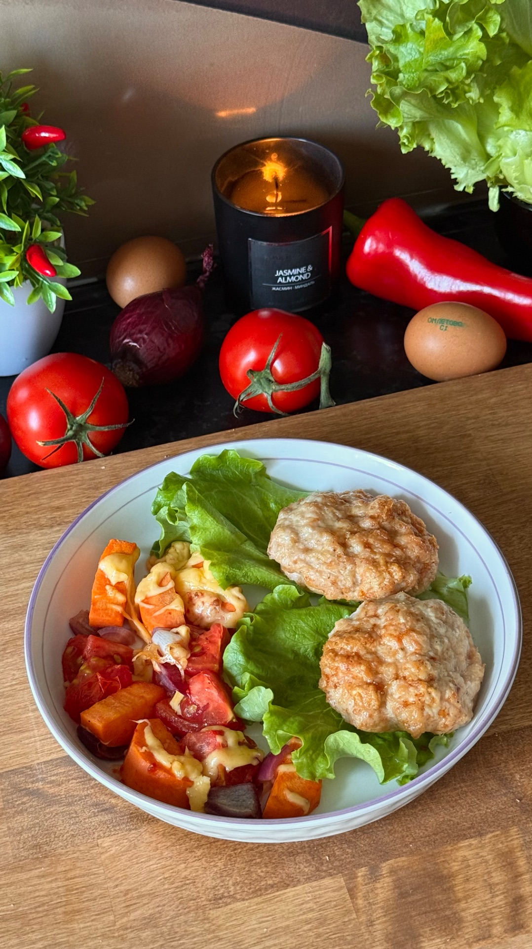 Котлеты из индейки с овощами - идеальный ужин для здоровья и баланса 🍲