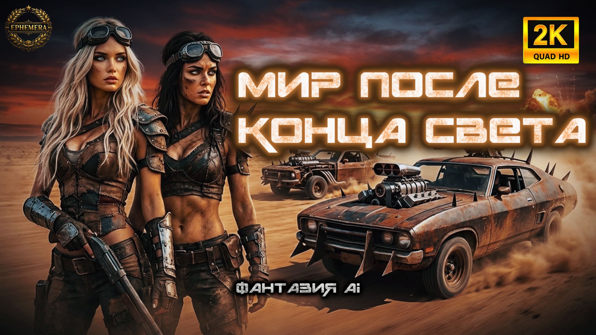 Эпичный Постапокалипсис: Безумный Мир Машин и Воительниц 🏜️🔥