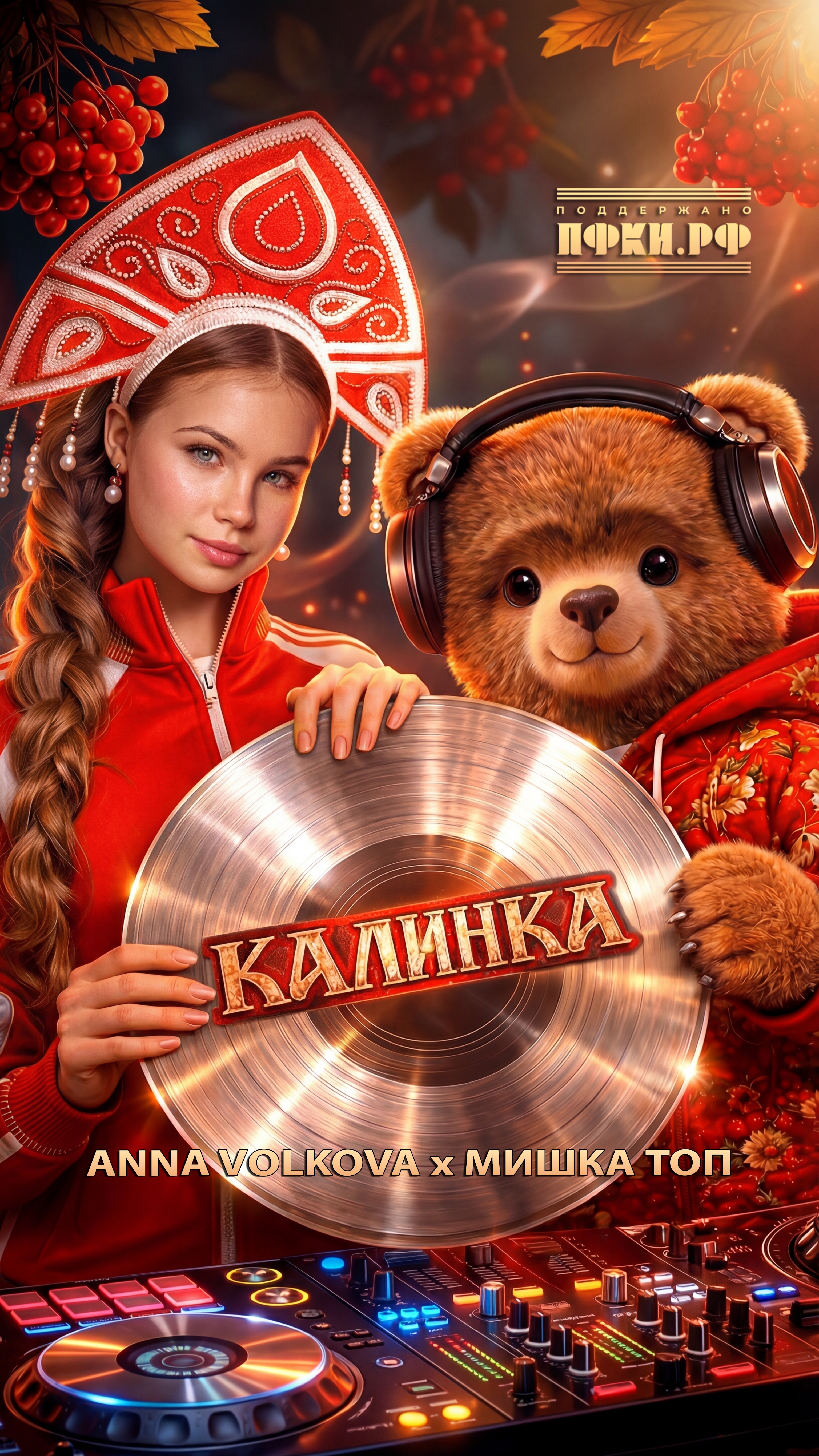 КАЛИНКА  — ANNA VOLKOVA × МИШКА ТОП . На всех музыкальных площадках! 🎧#калинка #премьера