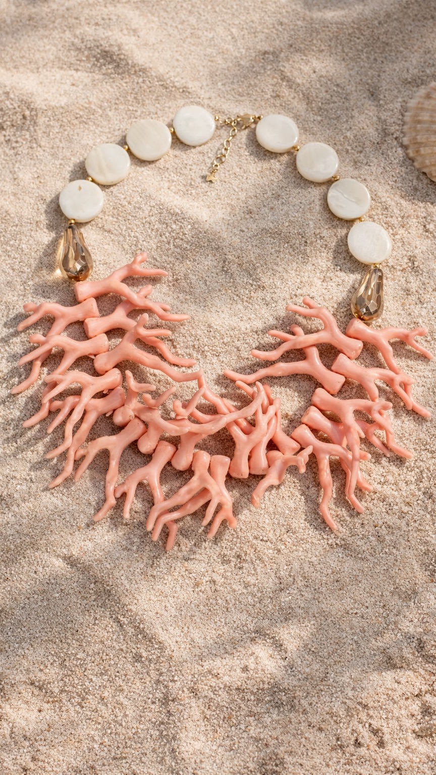 Колье «Розовый риф» | Tanissa Hobby #shorts