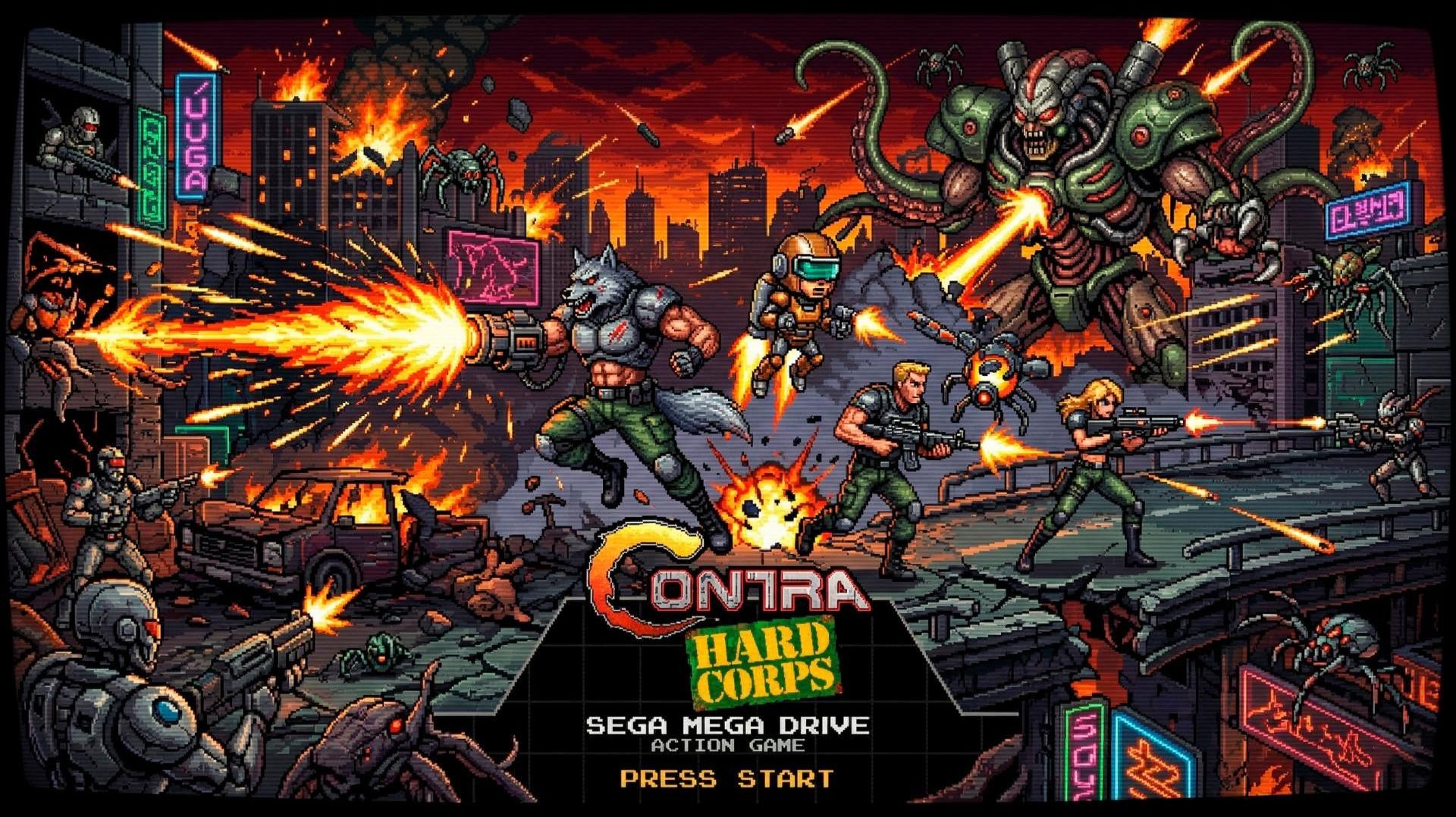 Contra - Hard Corps (Прохождение Sega)