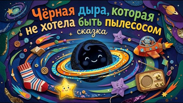 🖤 Чёрная дыра, которая не хотела быть пылесосом | Аудиосказка 🎧