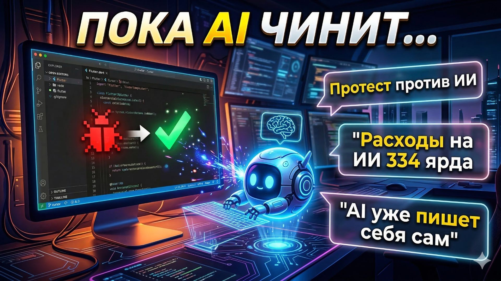 Разрабатываю приложение с AI #5 — Cursor исправляет баги + AI новости
